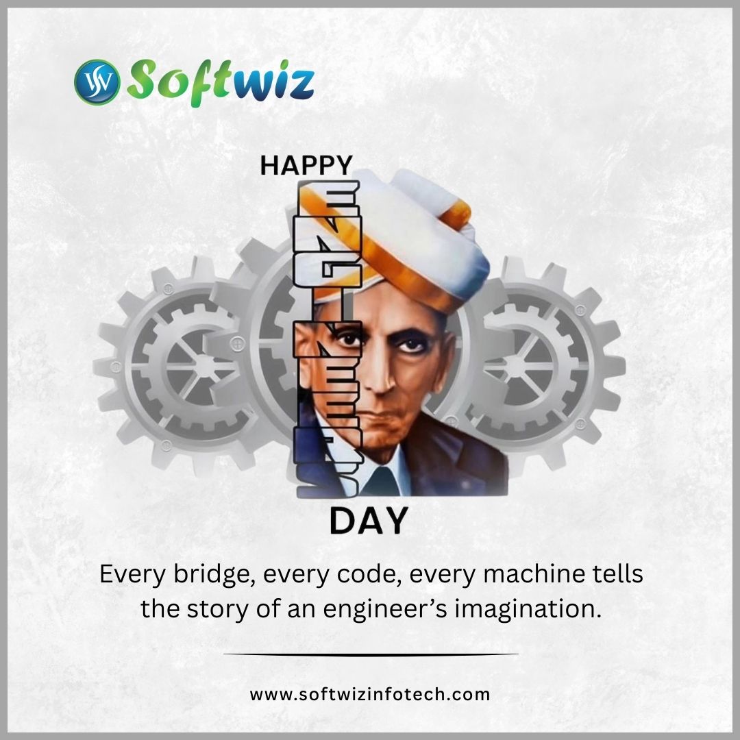 softwizinfotech's tweet image. From skyscrapers to software, engineers are behind the ideas that define our world. 
𝐇𝐚𝐩𝐩𝐲 𝐄𝐧𝐠𝐢𝐧𝐞𝐞𝐫𝐬 𝐃𝐚𝐲 to all the changemakers!
#EngineersDay #InnovationLeaders #ShapingTheFuture #ProblemSolvers #Twitter #SoftwizInfotech