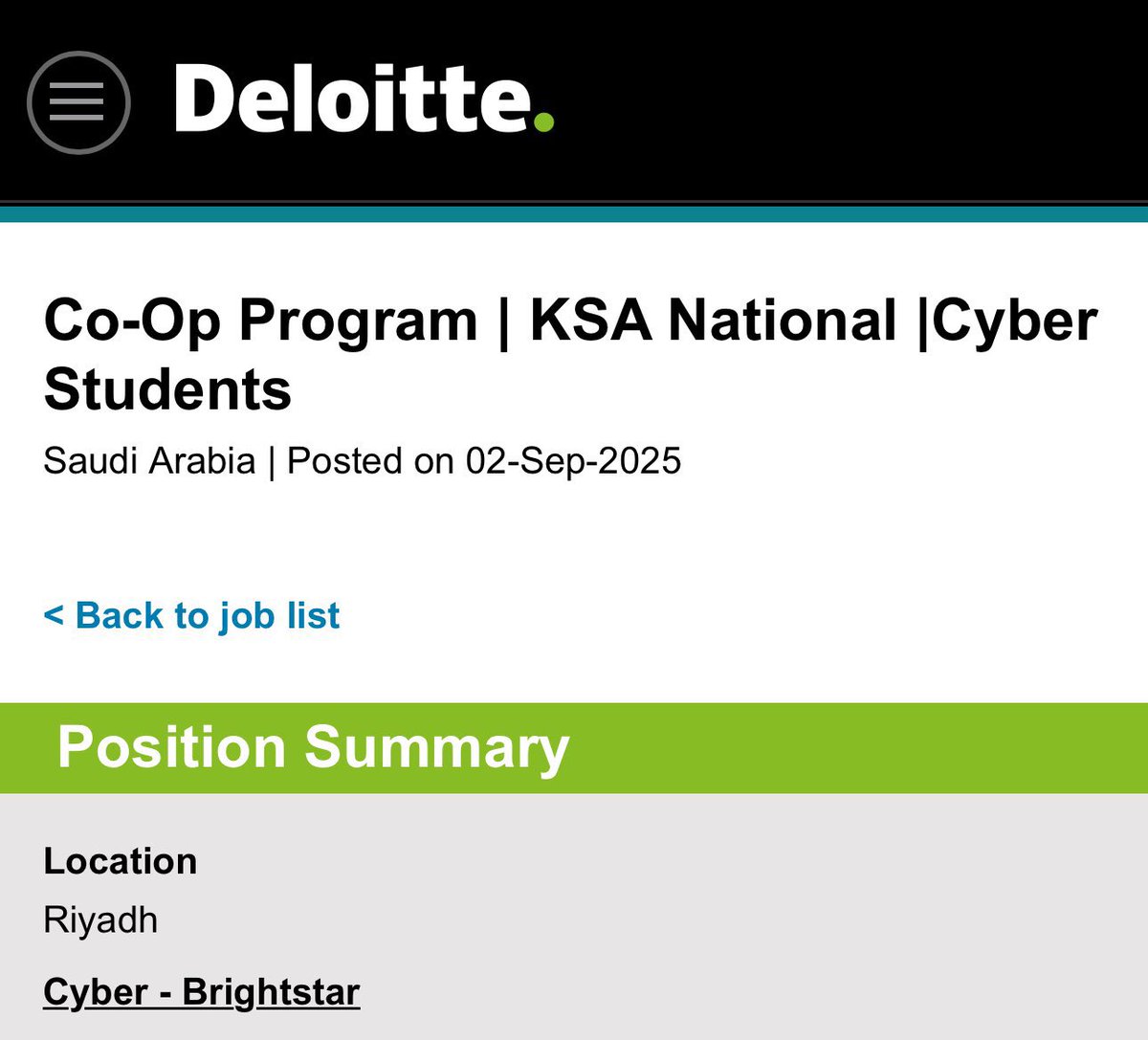 برنامج تدريب تعاوني في الأمن السيبراني من Deloitte
middleeastjobs.deloitte.com/careersME/Pipe