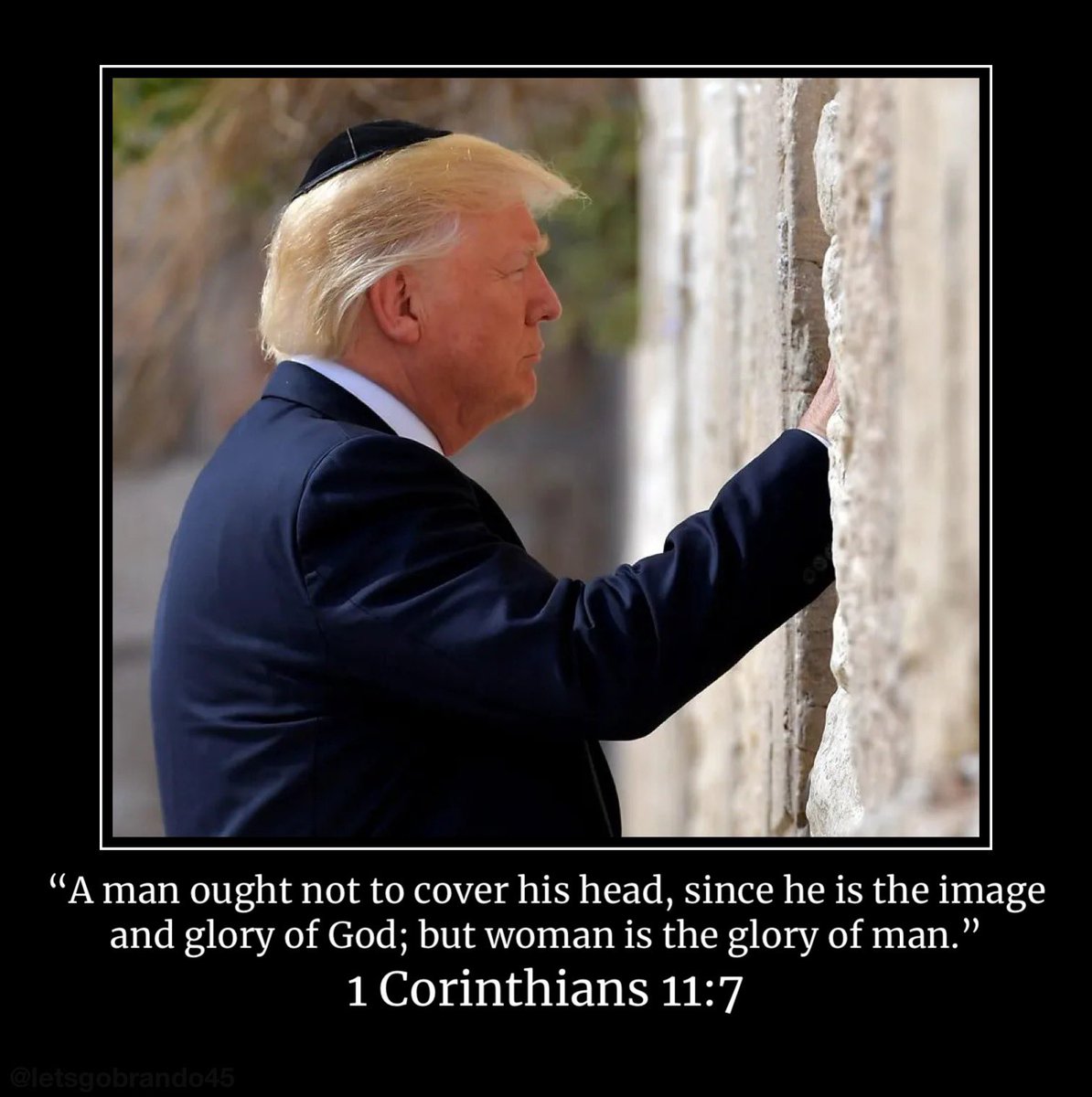 Brandon Taylor Moore (@letsgobrando45) on Twitter photo Can anyone show me a verse in the Bible, where we are instructed to SUBMIT to Talmudic jews, who follow the teachings of the Pharisees that killed Jesus?
Serious question. 🙋♂️
This one is for you, <a href="/realDonaldTrump/">Donald J. Trump</a>. Can anyone show me a verse in the Bible, where we are instructed to SUBMIT to Talmudic jews, who follow the teachings of the Pharisees that killed Jesus?
Serious question. 🙋♂️
This one is for you, <a href="/realDonaldTrump/">Donald J. Trump</a>.