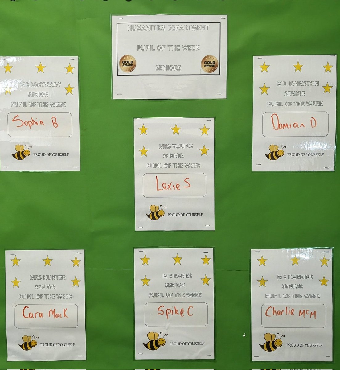 SubjectsSocial's tweet photo. Well done to our Humanities Pupils of the Week for last week and all those who got merits across the week! @dunoongs https://t.co/iX15lnbx1L