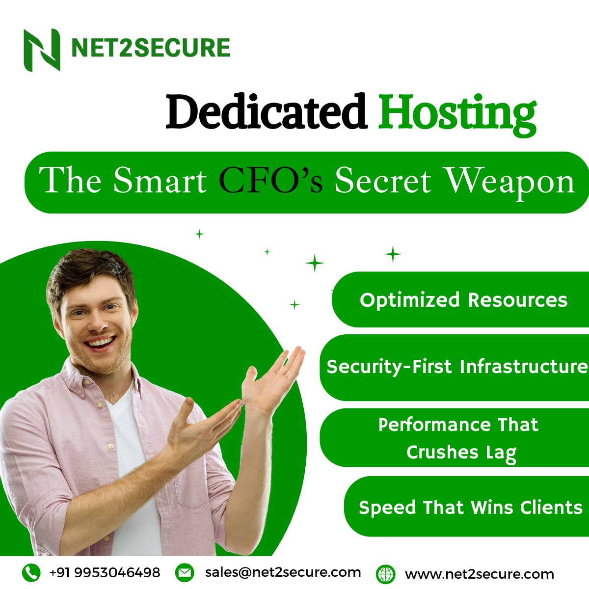 When your infrastructure is this smart, your business grows faster

No compromises, No downtime, No excuses,
Go Dedicated with Net2Secure.

To Know more about dedicated server hosting:👉net2secure.com/dedicated-serv…

#DedicatedServers #EnterpriseHosting #ServerHosting  #ManagedHosting
