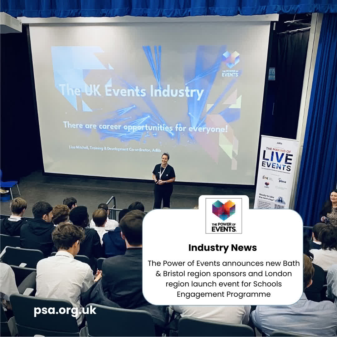 Production Services Association (@psa_tweets) on Twitter photo <a href="/power_of_events/">The Power of Events</a> announces new Bath & Bristol region sponsors and London region launch event for Schools Engagement Programme.
Read the latest news: bit.ly/3JTmGBT <a href="/power_of_events/">The Power of Events</a> announces new Bath & Bristol region sponsors and London region launch event for Schools Engagement Programme.
Read the latest news: bit.ly/3JTmGBT