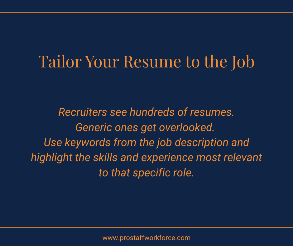 ProStaffNJ1's tweet photo. Your resume is your first impression—make it count! ✨ Here are 3 quick tips to help yours stand out. 

#ResumeTips #CareerGrowth https://t.co/jw3BXFg7yn