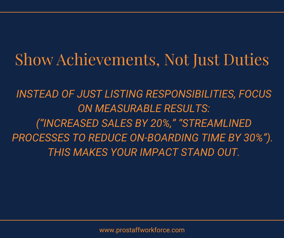 ProStaffNJ1's tweet photo. Your resume is your first impression—make it count! ✨ Here are 3 quick tips to help yours stand out. 

#ResumeTips #CareerGrowth https://t.co/jw3BXFg7yn
