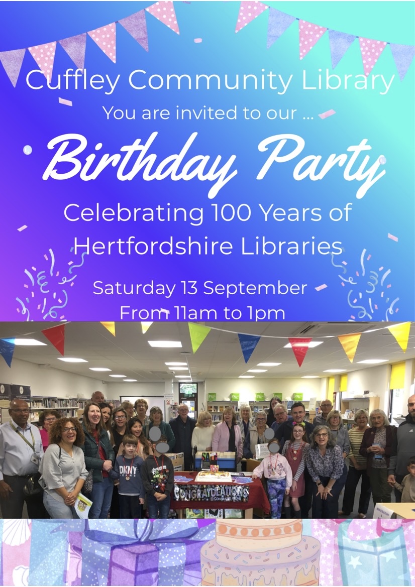 Cuffley Library tweet media