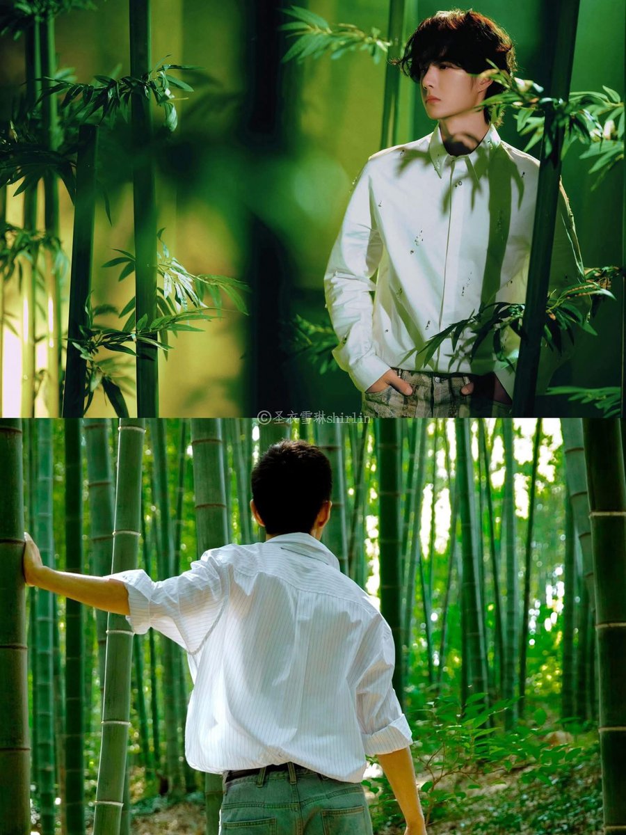 Same age 2️⃣ 8️⃣ same white shirt and jeans with 🎋

The word coincidence is not in YiZhan’s vocabulary

CTTO