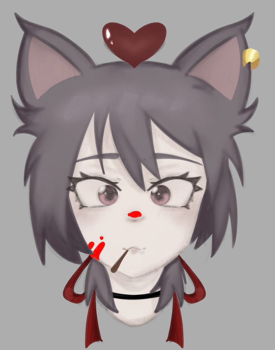 Minami Mitsa | Vtuber (@minamimitsa) on Twitter photo „I think I have something on mine nose“ „I think I have something on mine nose“