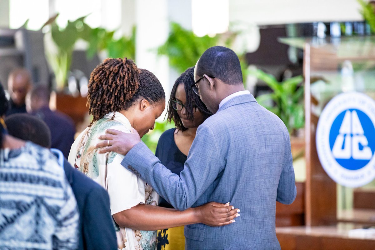 AUCA_Rwanda's tweet photo. “Jesus is not confined by what happened in the past; He is ever-present,” Pastor Nehemiah Phiri tells the congregation as the Camp Meeting continues @aucasdachurch https://t.co/yeHIoej2xp