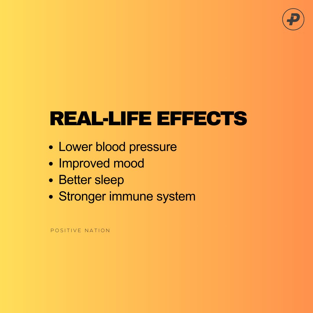 positivenation0's tweet photo. 💛 Kindness heals you too. 💛
Acts of kindness don’t just brighten someone’s day — they lower cortisol (stress hormone), ease anxiety, improve sleep & boost immunity. 🌿
Be kind. It heals others and you. ✨
#kindnessmatters #mentalhealth #positivenation https://t.co/Ec3d3JlqJE