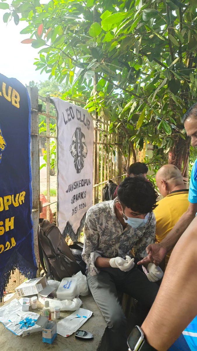 leojsrsparks's tweet photo. 🩺✨ Leo Club of Jamshedpur Sparks organized a Diabetes &amp; BP Checkup Camp at Transport Ground, Agrico.
60+ people benefited with early morning health awareness &amp; guidance. 💙
#WeServe #LeoClub #JamshedpurSparks
@DCEastSinghbhum  
@roysaryu @sahupurnima0818 https://t.co/75oxEtISNc
