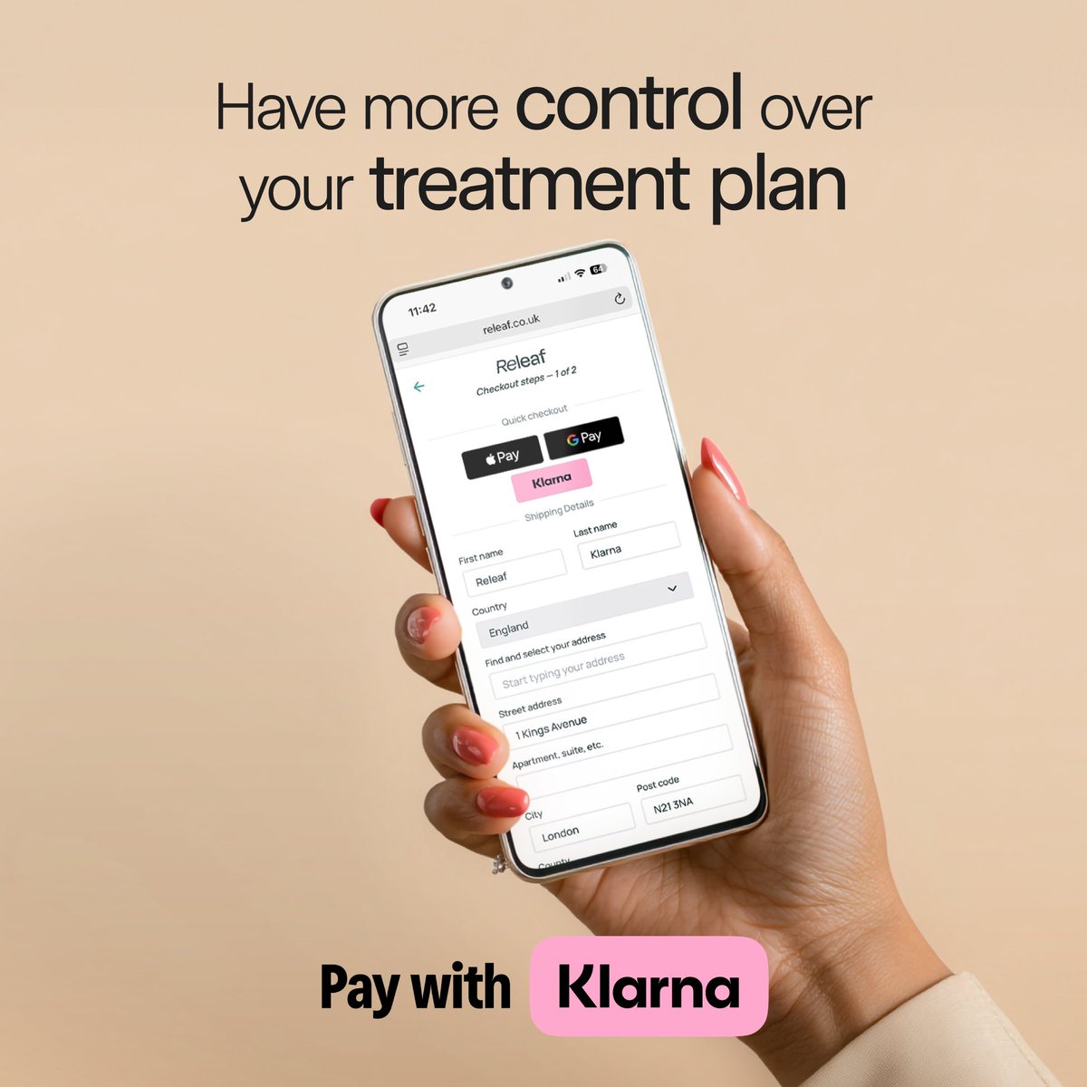 releaf_uk's tweet image. Managing your treatment plan just got easier - now with @klarna!  💳✨

#medicalcannabisuk #flexibility #alternativetreatment #cannabisculture #herbalremedies