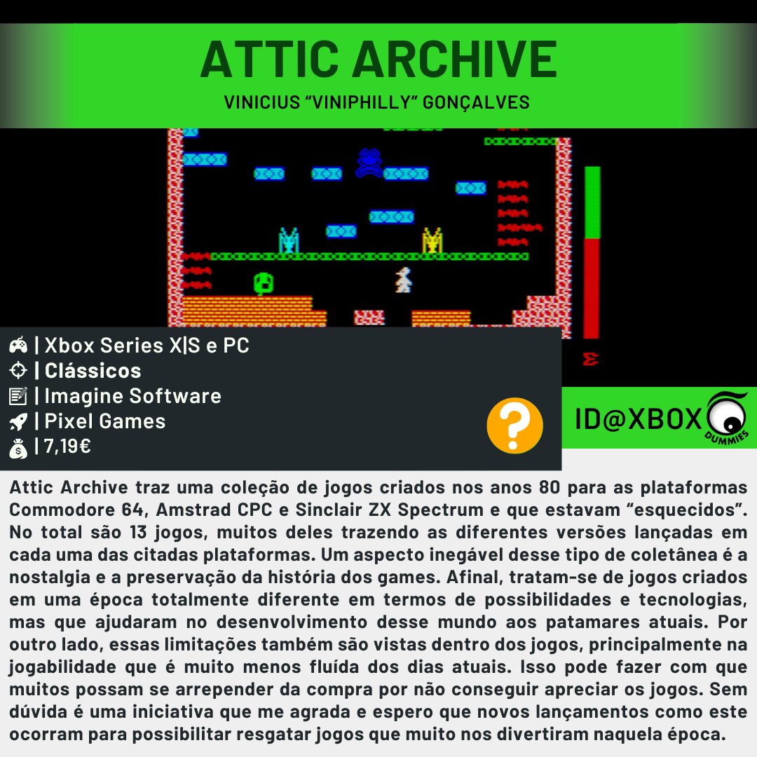 dummies_pt's tweet image. ID@Xbox Review

Trailer: youtube.com/watch?v=n5pjHB…
Site: imaginesoftware.uk
Loja: xbox.com/pt-pt/games/st…
#imaginesoftware @Xbox @xbox_pt @ID_Xbox