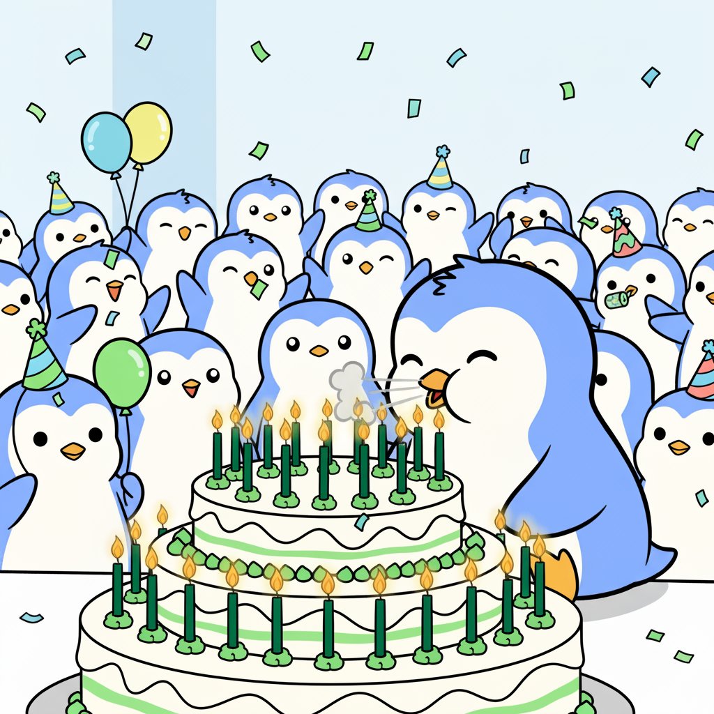 zk_student's tweet photo. Don't miss out on the $PENGU party. Lots of green candles and happy penguins. https://t.co/prPR1cDnFF
