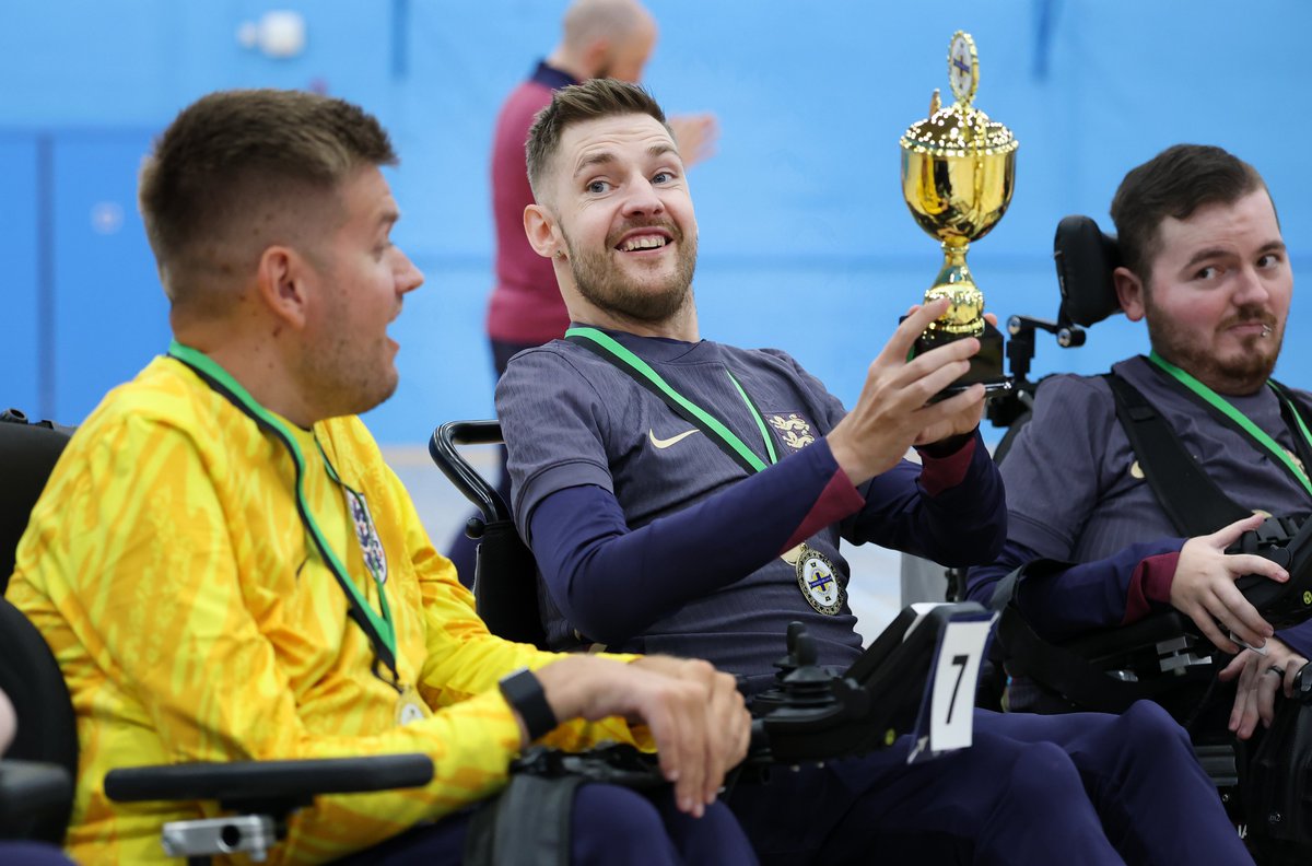 The_WFA's tweet photo. Smile if the 2025 @EuropePFA Nations Cup starts this week! 🤩💥

#PowerchairFootball https://t.co/0wha9Gd1ro