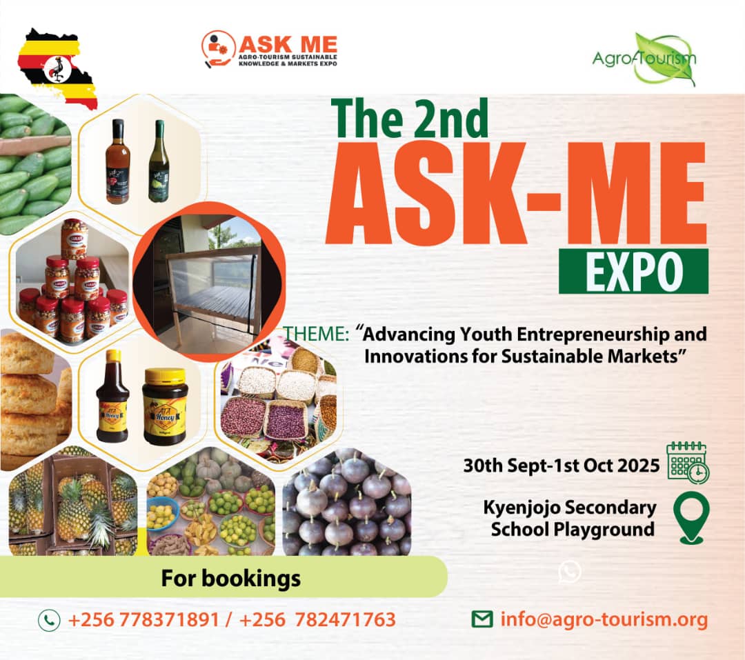 “The expo aims to promote sustainable agricultural practices through knowledge sharing, networking and showcasing innovations that generate income for the youth.” <a href="/ruhakana7/">Ruhakana J. Taremwa</a>, CEO, <a href="/AgroTourism7/">Agro-Tourism Association (ATA)</a>.

Full article at shorturl.at/4kwFM

#AskMeExpo