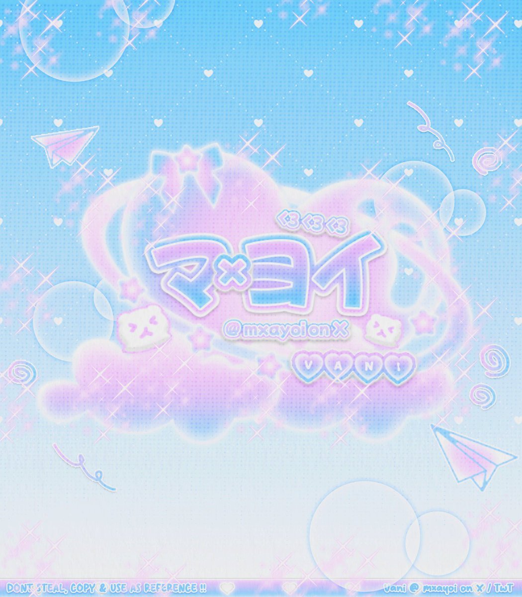 mxayoi's tweet image. 🫧  OSPEK LAGIII💙
[ Help RT pls, ty ]

Haii, ayow kenalan &amp;amp; bantu ospek 1 anakku ini (๑•ᴗ•๑) Kmarin dh terank trs jd skrg brojol yg non-bright. Ini versi lain katalog lamaku yg "BLOOM" xixi

Klo ada yg krg aman boleh DM, yg mo mutualan jg bole~ Maaci &amp;gt;__&amp;lt;✧

#zonaba #zonauang