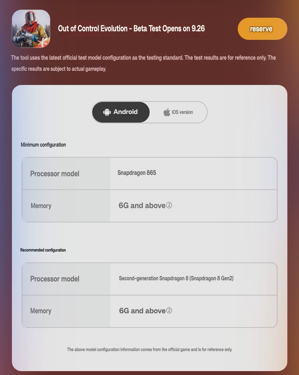 iYatoOfficial's tweet image. Rust Mobile Open Beta Test System Requirements....

#RustMobile