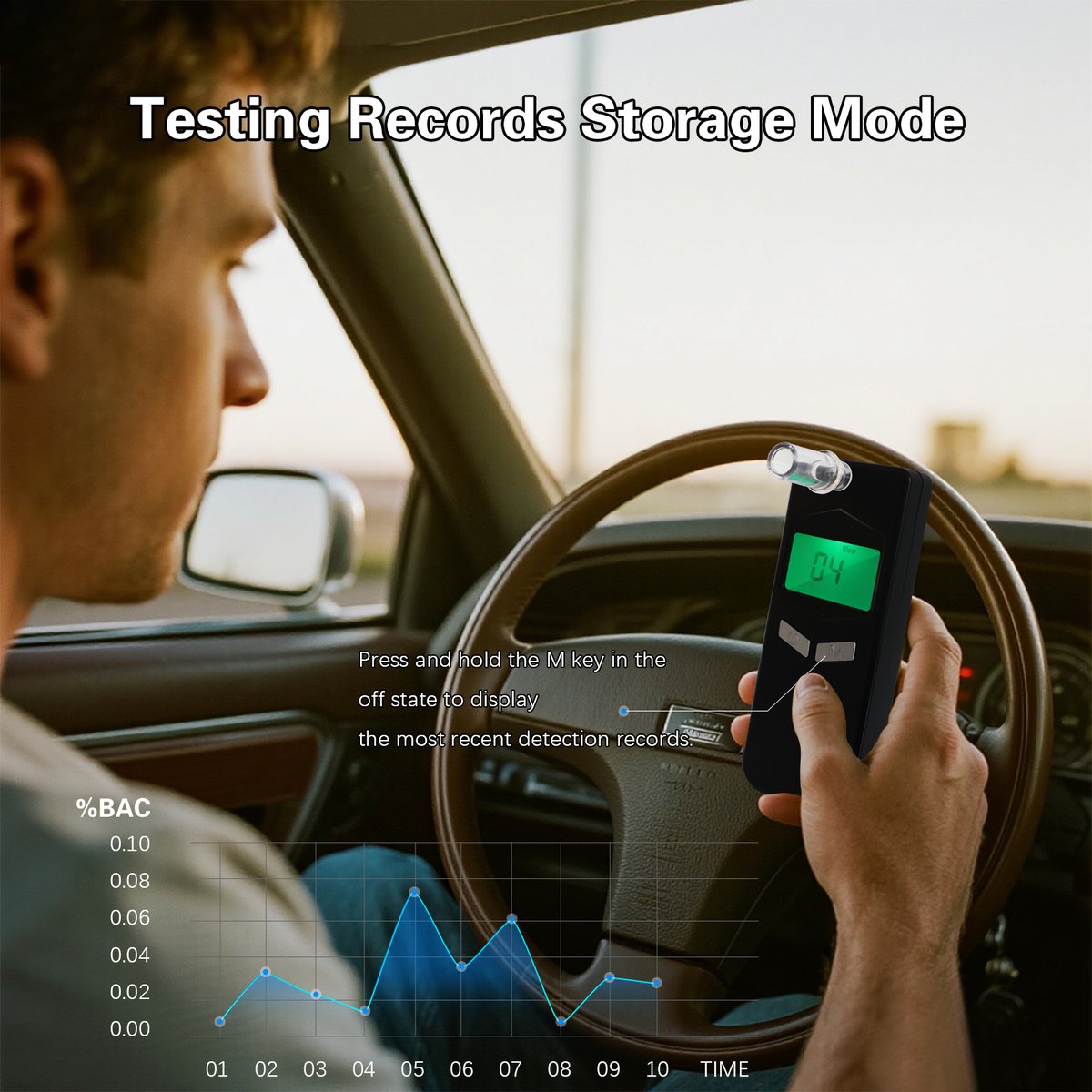 Virtue_Sensor's tweet image. 🎯 Easy Operation: EK972 Breathalyzer incredibly simple to use. Just press, blow, and get instant results!
🔁 Memory Function: Stores up to 10 recent tests for quick tracking and comparison.
Learn More: amazon.com/VirtueSensor
#Breathalyzer #EasyToUse #AccurateResults