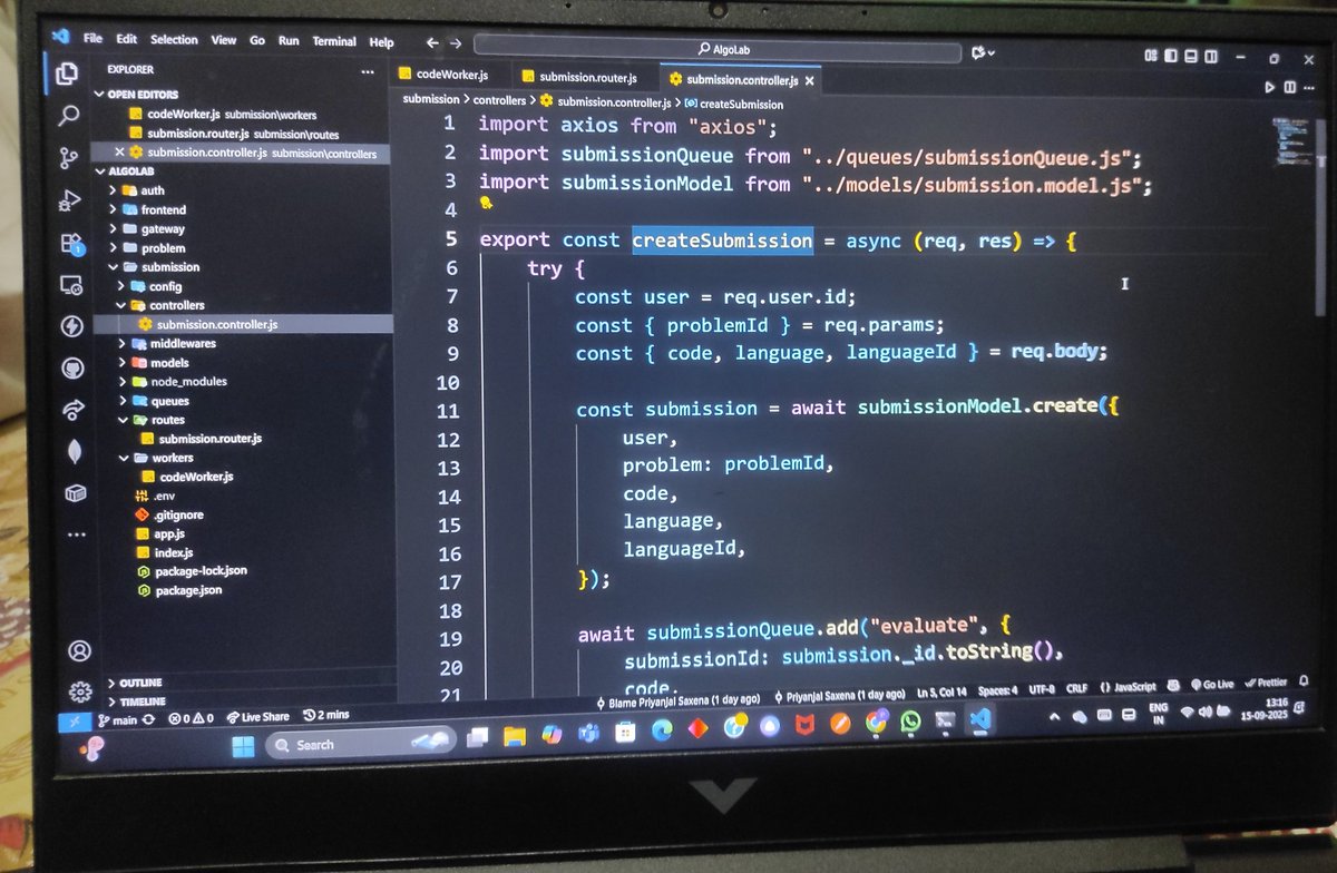 Priyanjal110794's tweet image. 🛠️ Currently building AlgoLab – a LeetCode-inspired platform for practicing coding problems! 💻✨

🔹 Online code editor
🔹 Test cases &amp;amp; submissions
🔹 Progress tracking

Stack: MERN ⚡

Super excited to share updates as I build this! 🚀

#BuildInPublic #MERN #AlgoLab #Coding