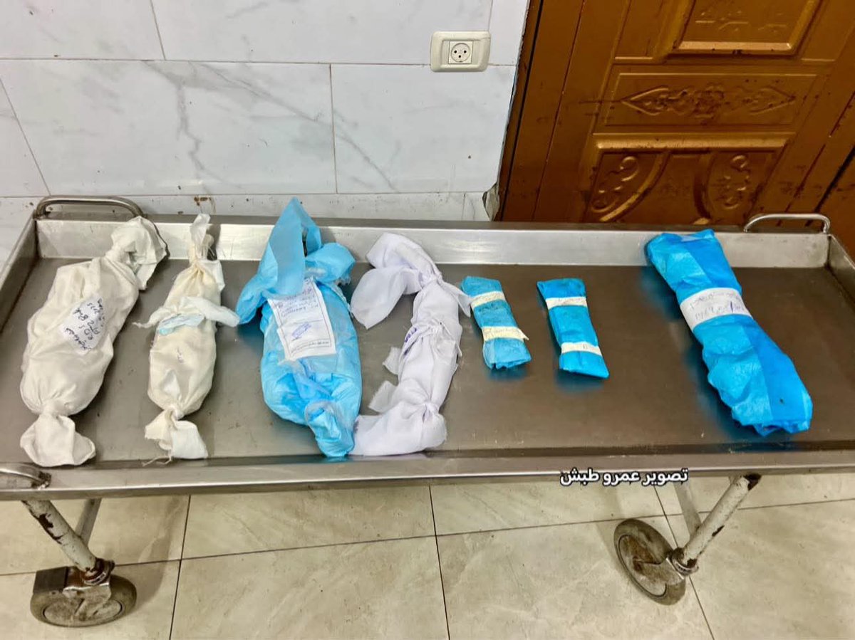 Seven children died in Nasser Medical Complex in Khan Yunis including four fetuses who lost their lives in their mothers wombs as a result of miscarriages, and three premature babies who died in incubators due to the malnutrition extreme fear and constant stress their mothers