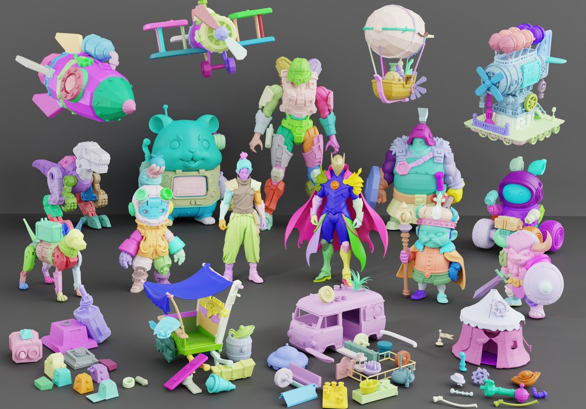 3D モデルを意味的に良い感じに分割する生成モデルくん。 ちょい前にもこの方向性の研究紹介しましたが、 今回は fidelity と  controllability が上がってるみたい。 すごい。こっちもめちゃ発展し応用されるの確定なので、注目です。