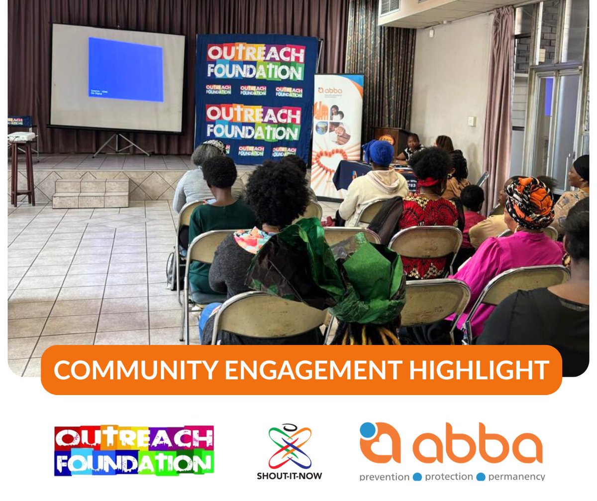 ABBAAdoptions's tweet photo. As part of our Women’s Month work, Abba joined Outreach Foundation &amp; Shout-It-Now to engage with women in the community. 💛

Together we’re building a stronger network of care &amp; safer spaces for families. 🌍

#CommunityEngagement #AbbaStories https://t.co/9hXMW79kCU