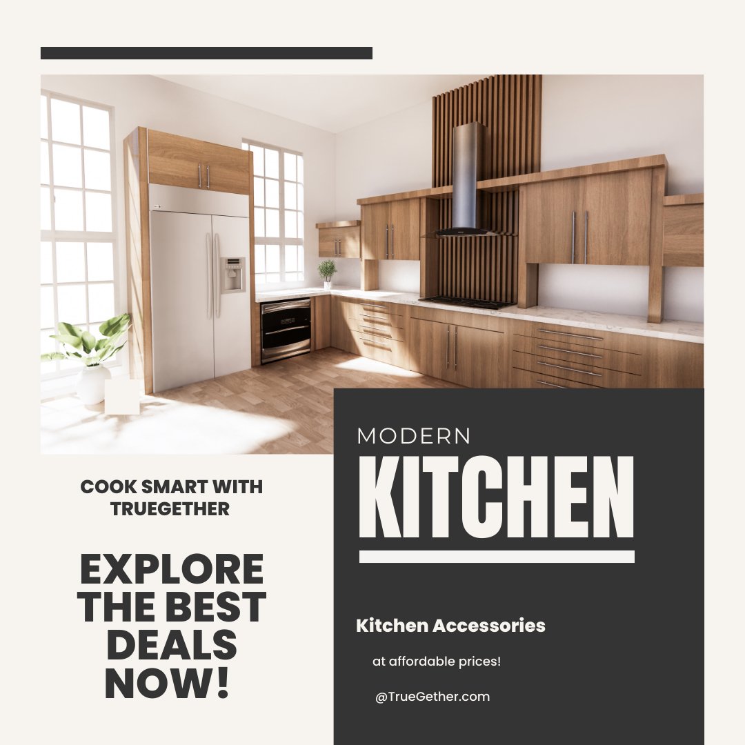 TrueGether_'s tweet image. Upgrade your kitchen without breaking the bank! ✨
 Discover a wide range of kitchen accessories at Truegether — stylish, durable, and designed to make cooking easier and more fun. 🍳🥄🍶
🛒 Shop now and give your kitchen the upgrade it deserves at TrueGether.com