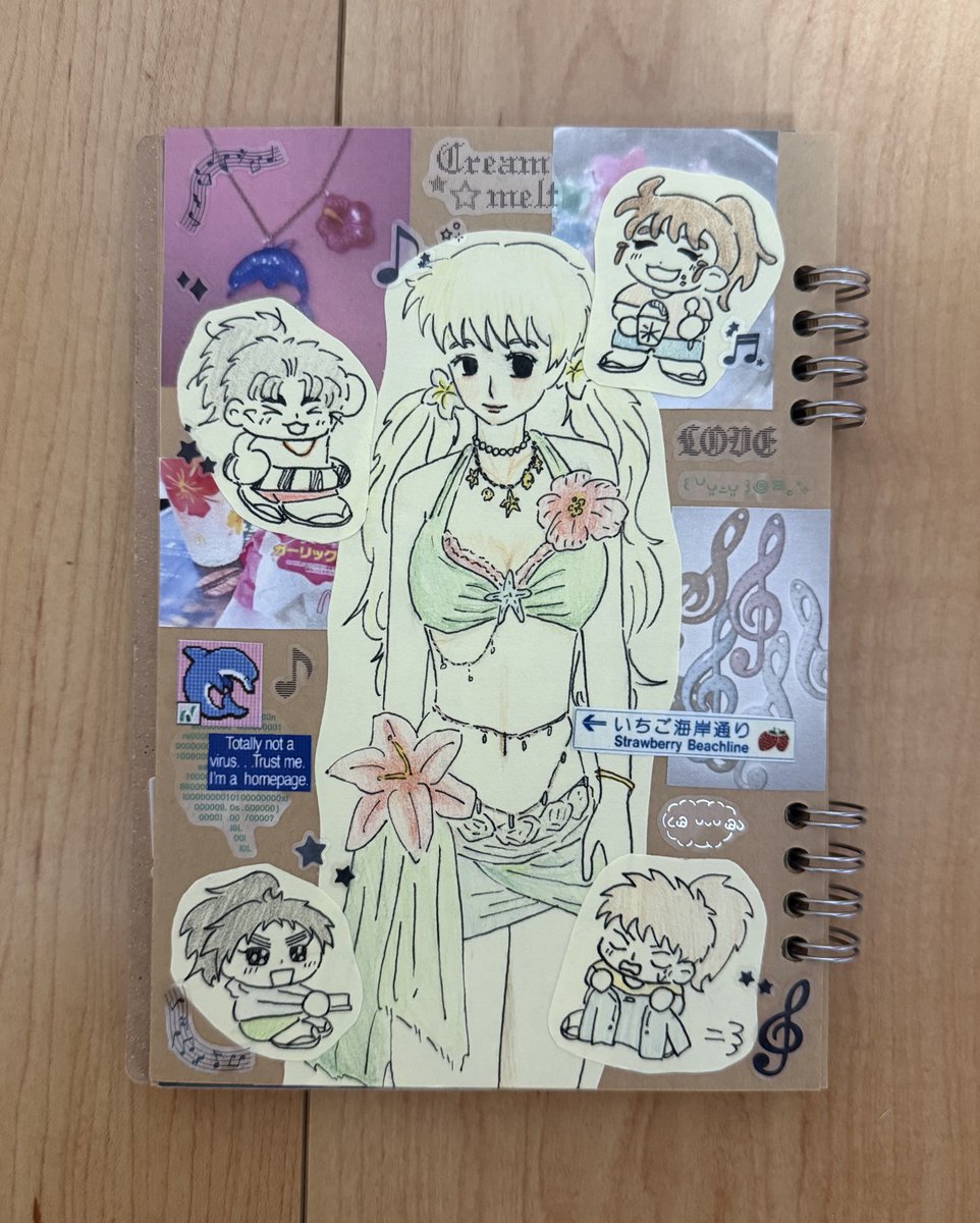 ⚠️女体ｲヒ
最近デジタルが描けないので久々コラージュ🎀