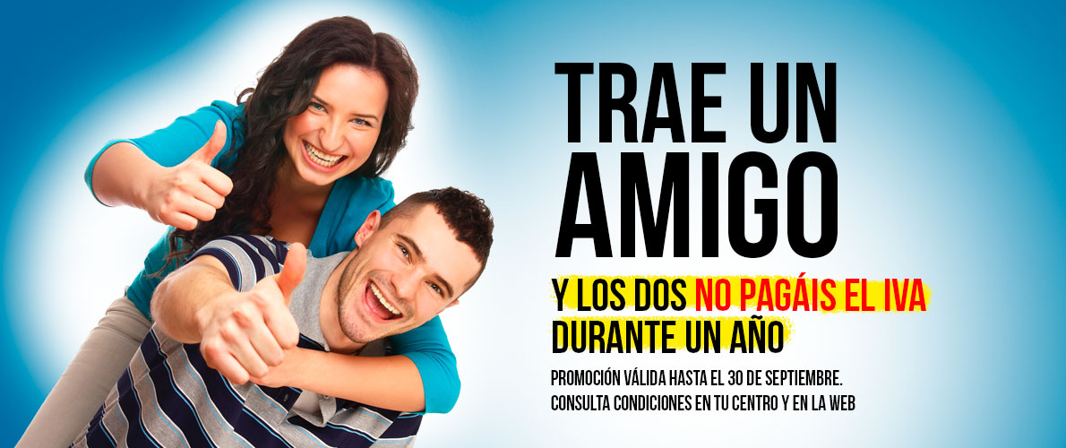 ¡Vuelve la promo amigo a Supera! ¿Te vas a perder este increíble descuento durante un año? 😉
Consulta condiciones en la recepción de tu centro y en este enlace:
centrosupera.com/noticia/trae-a…