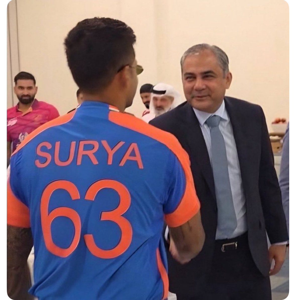 parthsshah's tweet photo. @RShivshankar One question is why did this handshake happened few days back? https://t.co/IYXXoriHKh