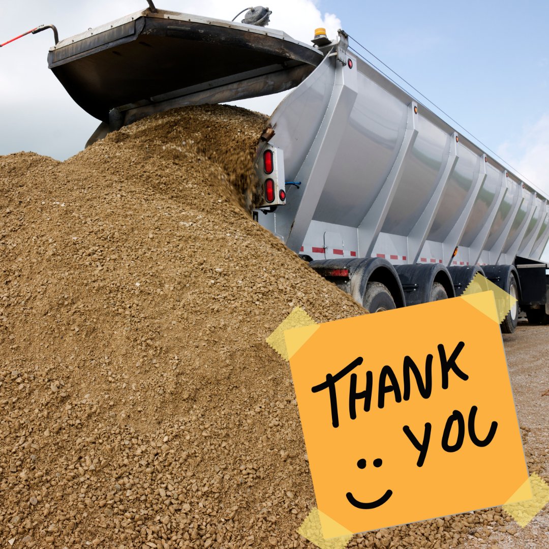 🚛💪 National Truck Driver   Appreciation Week 💪🚛This week,   we’re honoring the incredible truck drivers who work tirelessly to haul the   aggregate and sand that build our roads, shape our golf courses, and fuel   countless projects. Your dedication, skill, and hard work keep