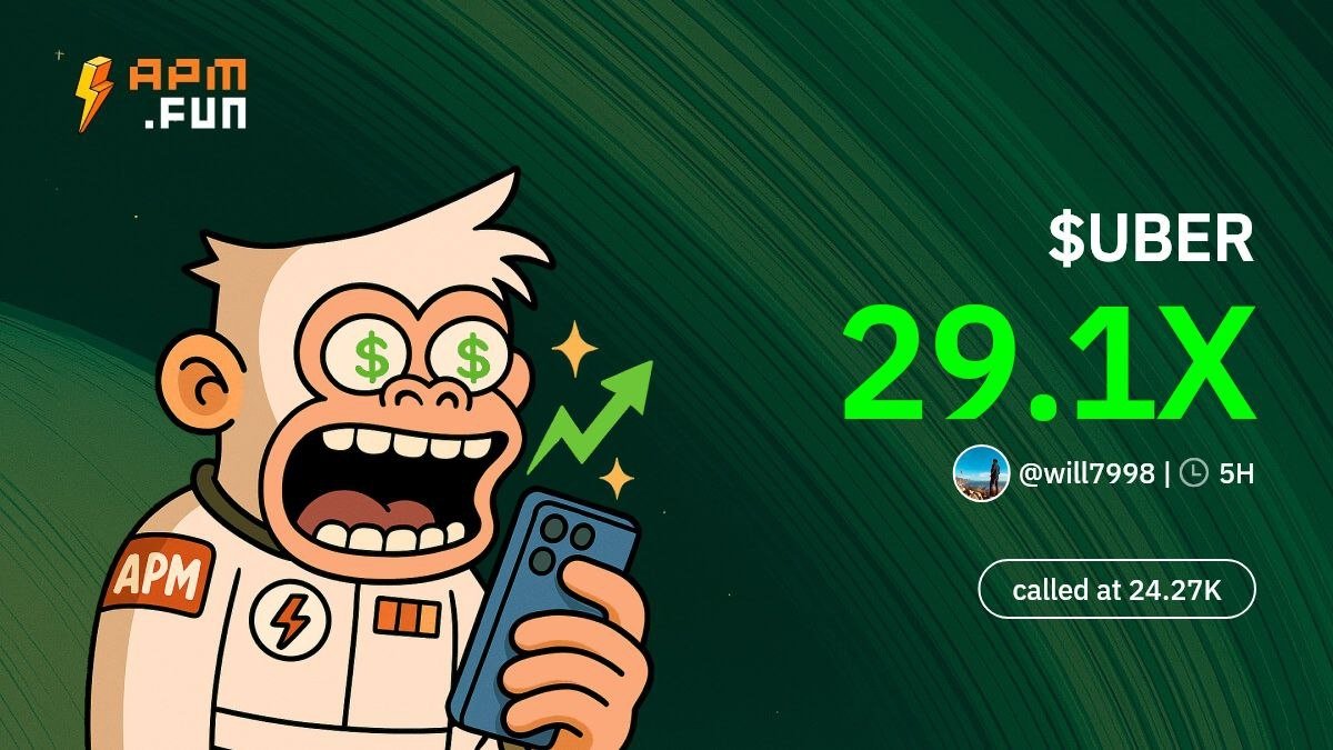 The PUMP livestream meta is here, leaders pushing $50M, chaos unleashed.
Streaming Uber rides, food delivery, even running IRL — imagination running wild.

Join the APM group, catch the next runner - another 29x today.

#UBER
CA: FRRAKp9B8Qpxi9J9sWsn3ivoqEQY8QWTZk3knTgrpump