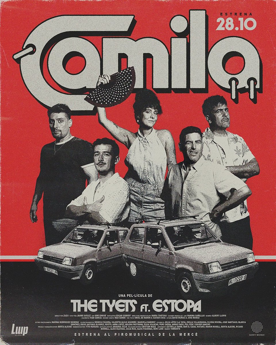 🔥28 de septiembre "CAMILA". 
El nuevo single de <a href="/estopaoficial/">Estopa</a> y thetyets
Acompañado de un videoclip dirigido por zuzu_films que saldrá a las 23:00 de ese día.