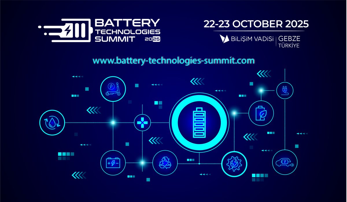 Otomder's tweet photo. Batarya Teknolojileri Zirvesi 2025 22-23 Ekim’de Bilişim Vadisinde

 🔋 Elektrikli Araç Bataryaları
 ⚡ Yeni Nesil Enerji Depolama Çözümleri
 🌱 Sürdürülebilirlik ve Geri Dönüşüm Teknolojileri
 📜 Regülasyonlar ve Yatırım Fırsatları

🔗 https://t.co/URzXt7SPF9
#OTOMDER #PİLDER https://t.co/H83qDK9sKt