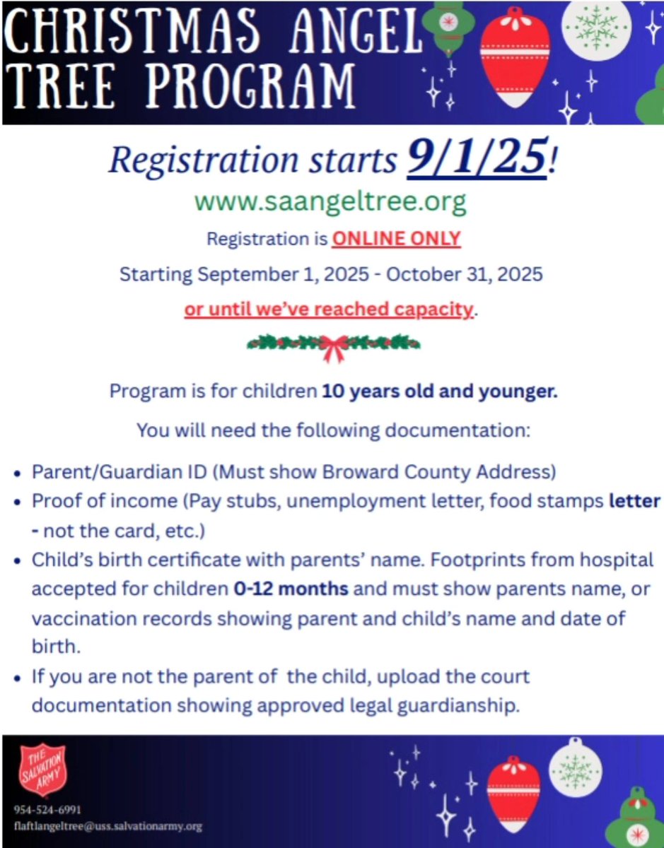 The Salvation Army of Broward County tweet media