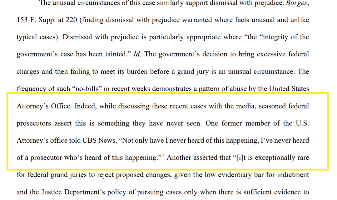 NEW:  Days after US Attorney Jeanine Pirro criticized a Washington DC grand jury that has rejected some of her cases..... a defense lawyer cites Pirro's criticisms to get another case dismissed

===&gt;