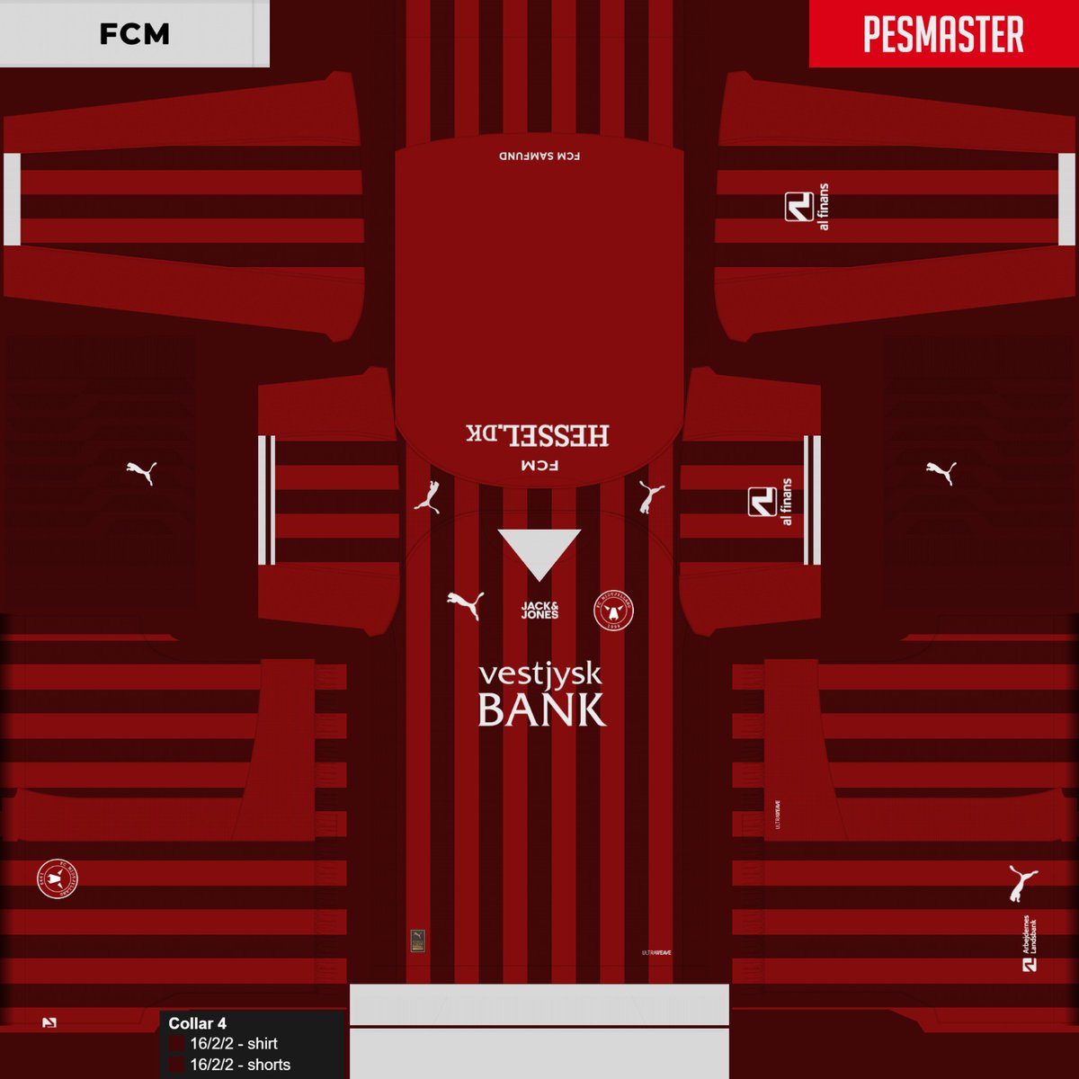 VictorM14377650's tweet image. FC MIDTJYLLAND KIT 25-26
#pes #pesmaster #eFootball2026 #eFootball2025 #eFootball