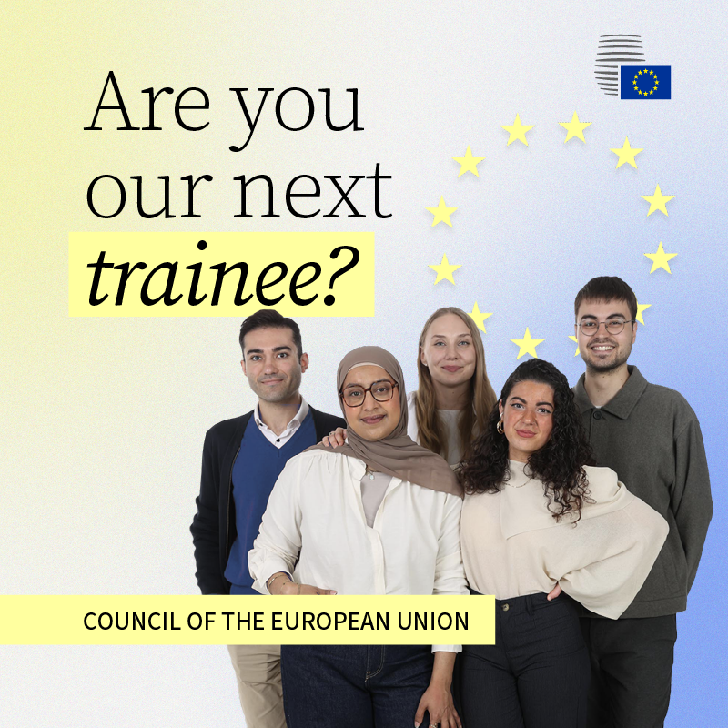 Be one of our next trainees!

ℹ️ Join the info session to learn about the application process and to find an answer to all your questions.

📅 When? 16 September at 14:00 (CEST)
💻 How? Online

More info 👇
link.europa.eu/M4vd77