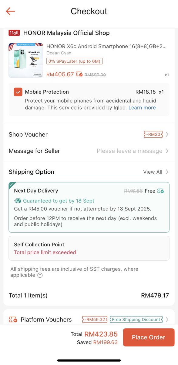 AddiniHamdan's tweet image. Yang tengah mencari fon murah2 baik korang grab je Honor X6C, Memang murah tak boleh bawak bincang.

Yang nak buat phone backup pun boleh
s.shopee.com.my/AUkdWuTkjF
