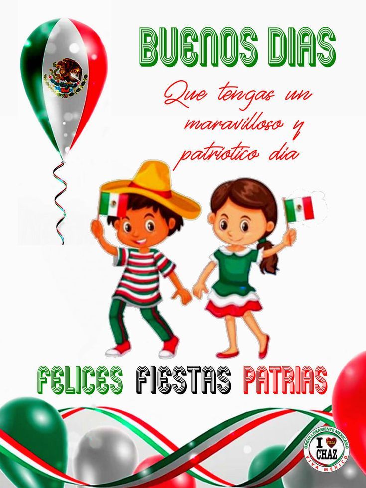 Maravilloso, patriótico inició de semana.. que festejemos nuestra INDEPENDENCIA con la gran convicción de ser verdaderos MEXICANOS! Que demostremos la unidad de una sociedad civil fuerte, valiente y con gran orgullo patriótico! VIVA MÉXICO!!