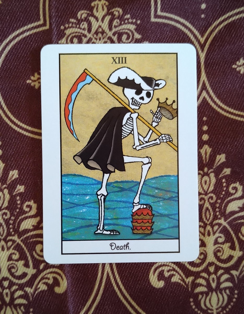 #タロット台詞つけ大会
「これ、一度やりたかったんだよね。波止場の男！くぅ〜っ！生前やり残してたとはいえ、今出来て超嬉し〜！」