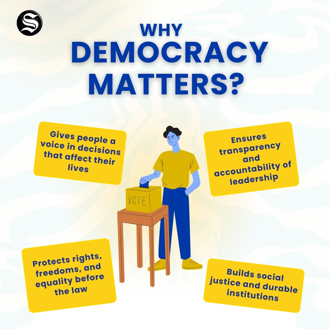 TheStatesmanLtd's tweet image. #InternationalDayOfDemocracy | #DemocracyDay | #VoiceToAction
(3/4)