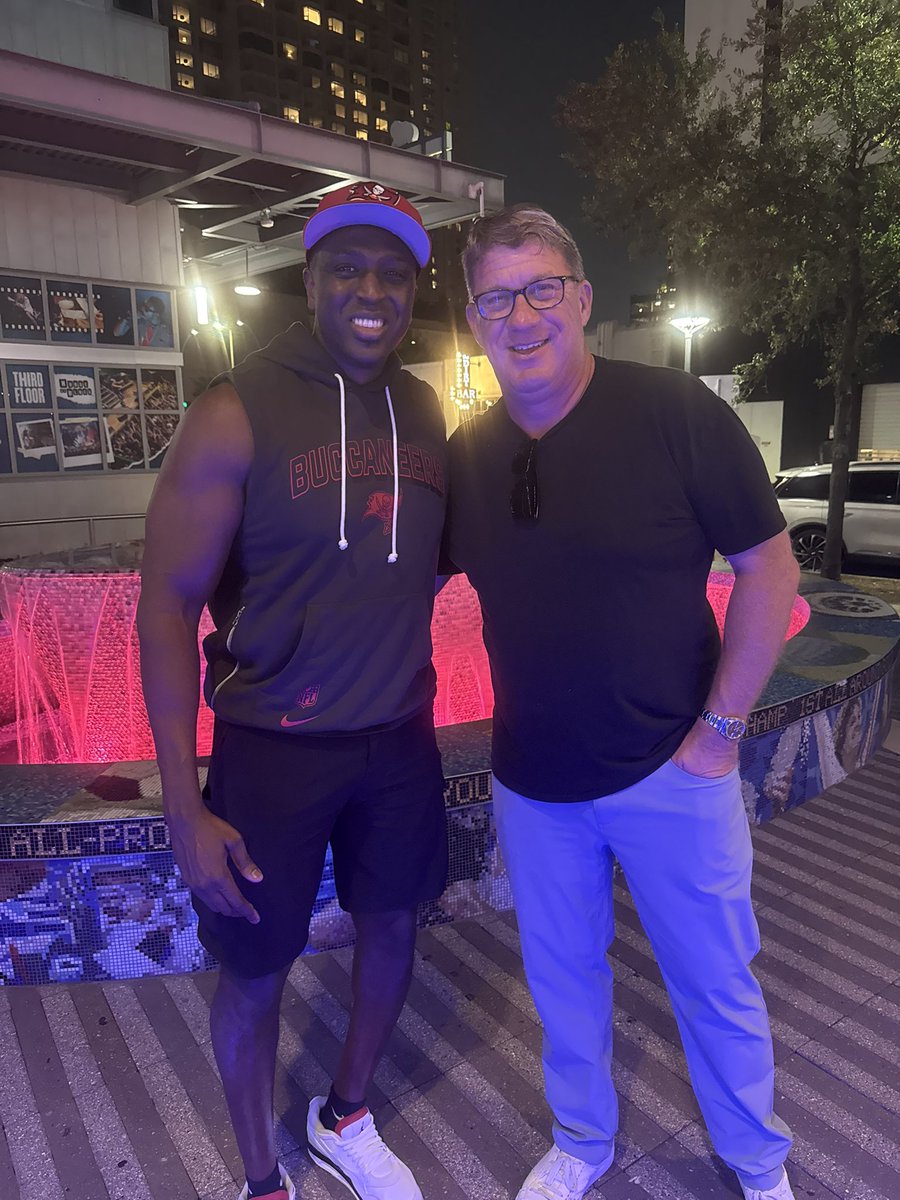 CornellBTR's tweet image. Look who I ran into in Houston! This man don’t get enough credit as a GM