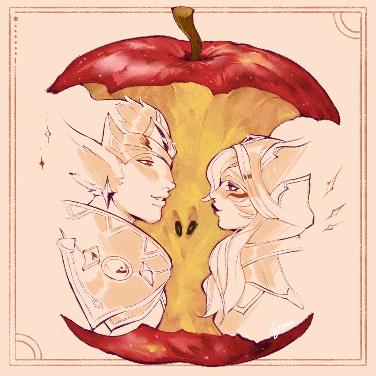 A r c a n a 🍎 

#xayah #rakan ~