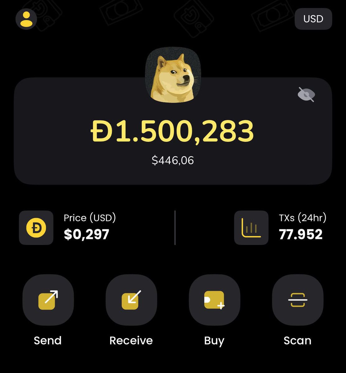 Let’s giveaway 1.500 Ɖoge!🎉

72 hours. 15x winners. 100 $DOGE each. 

Comment your dogebet.com username &amp; ♥️/🔁