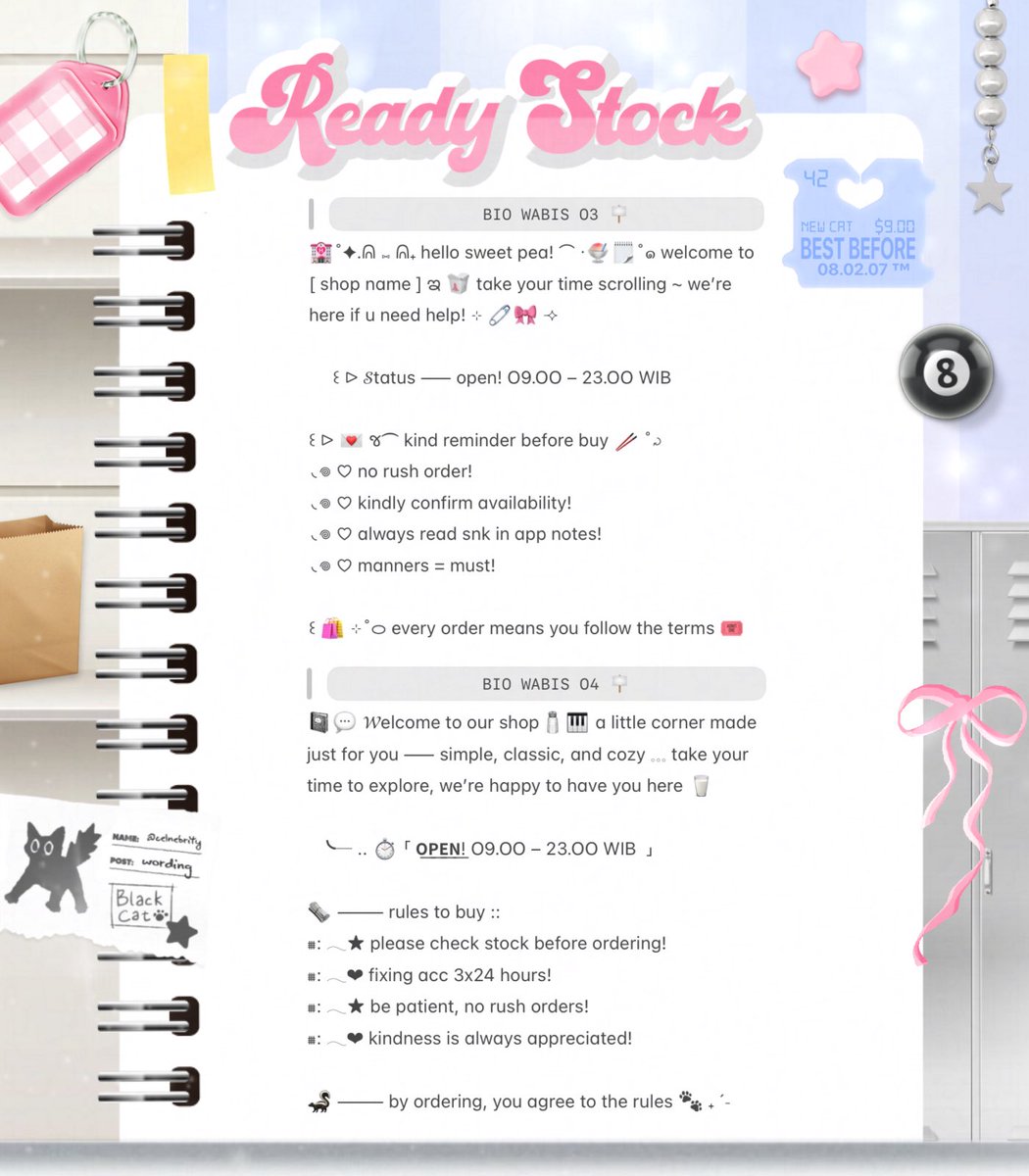 ⠀⠀⠀⠀⠀
🛼⭐️ help repost pls ₊ ׁ ? —— thankyou 𓂋 ໒꒱ 

sena bawa 6 bio wabis ready stock nyang siap dijemput 𓂂𓏸 jangan lupa (@) setelah DM ツ

👛⠀IDR 5.5OO / ea⠀📝⠀

[ #zonauang️ #zonajajan #zonaba ]
⠀⠀⠀