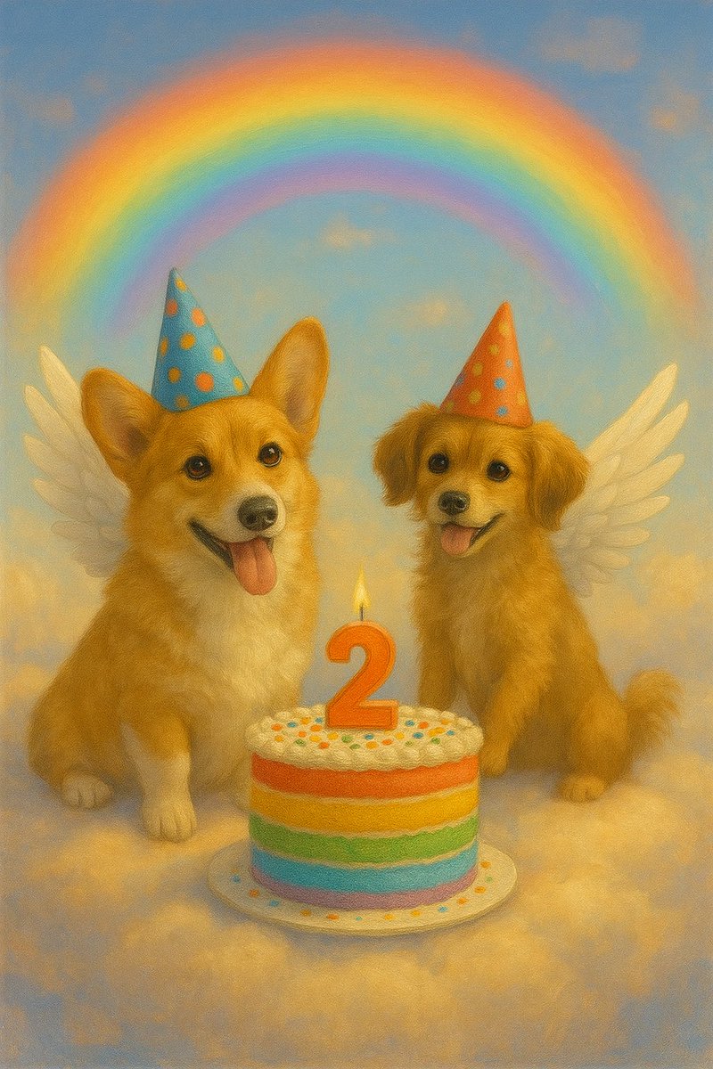 Es hoy!! 🥹🥳🥲 nostra bebetita ya es nenita mas jrande. Pero nunka degará de cer nostra bebetita, berdat Popsita? 

<a href="/Donna_corgi/">Donna_corgi</a> gasias por yegar a nostra bida. Gasias por cuirar de mamá ahora y por sanar su corasonsito. Tiamamos sin finito foreberaneber.