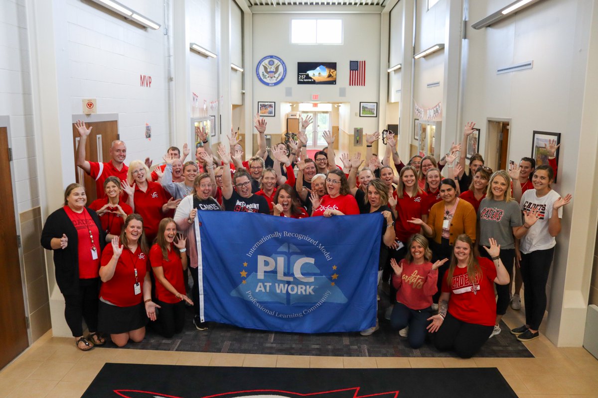 wpcadets's tweet image. Celebrating West Point Elementary being recognized as a Model Professional Learning Community (PLC) at Work®!

We’re extremely proud of this achievement and we are excited to keep moving forward together!

#PLCatWork #CadetPride⚔️