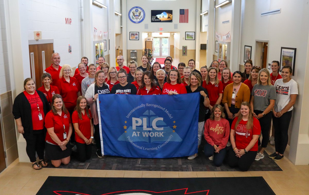 wpcadets's tweet image. Celebrating West Point Elementary being recognized as a Model Professional Learning Community (PLC) at Work®!

We’re extremely proud of this achievement and we are excited to keep moving forward together!

#PLCatWork #CadetPride⚔️