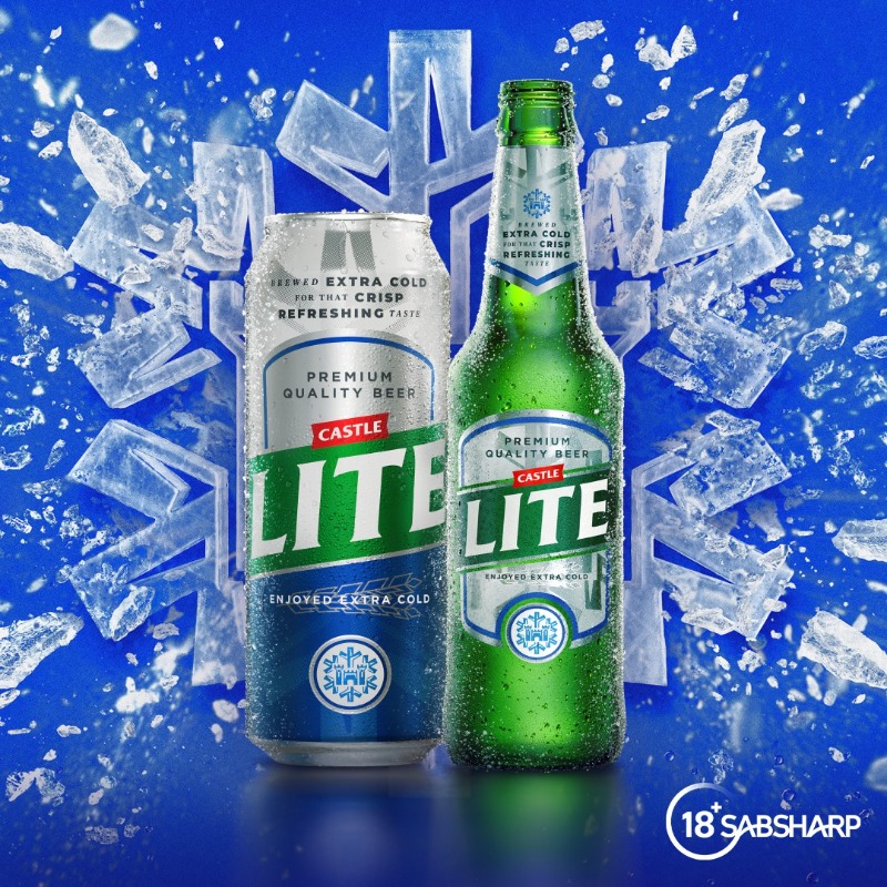 castlelitesa's tweet photo. Castle Lite HITS refresh. We're talking a Crisp new look that will give you the shivers, quite literally.